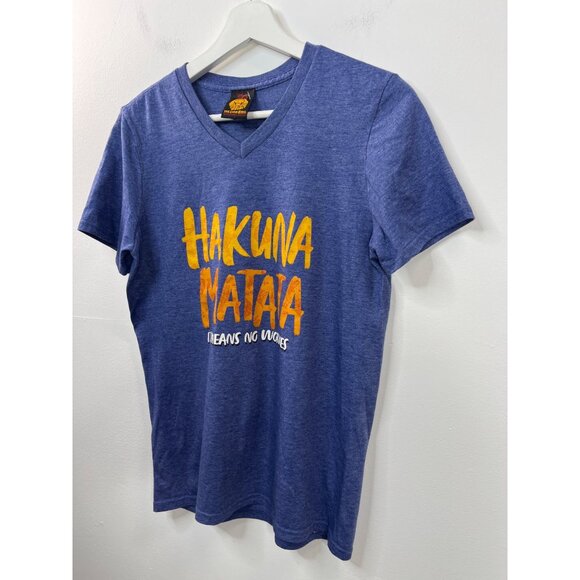 Disney Lion King Graphic Tee Small Blue Hakuna Matata T Shirt - Picture 6 of 12